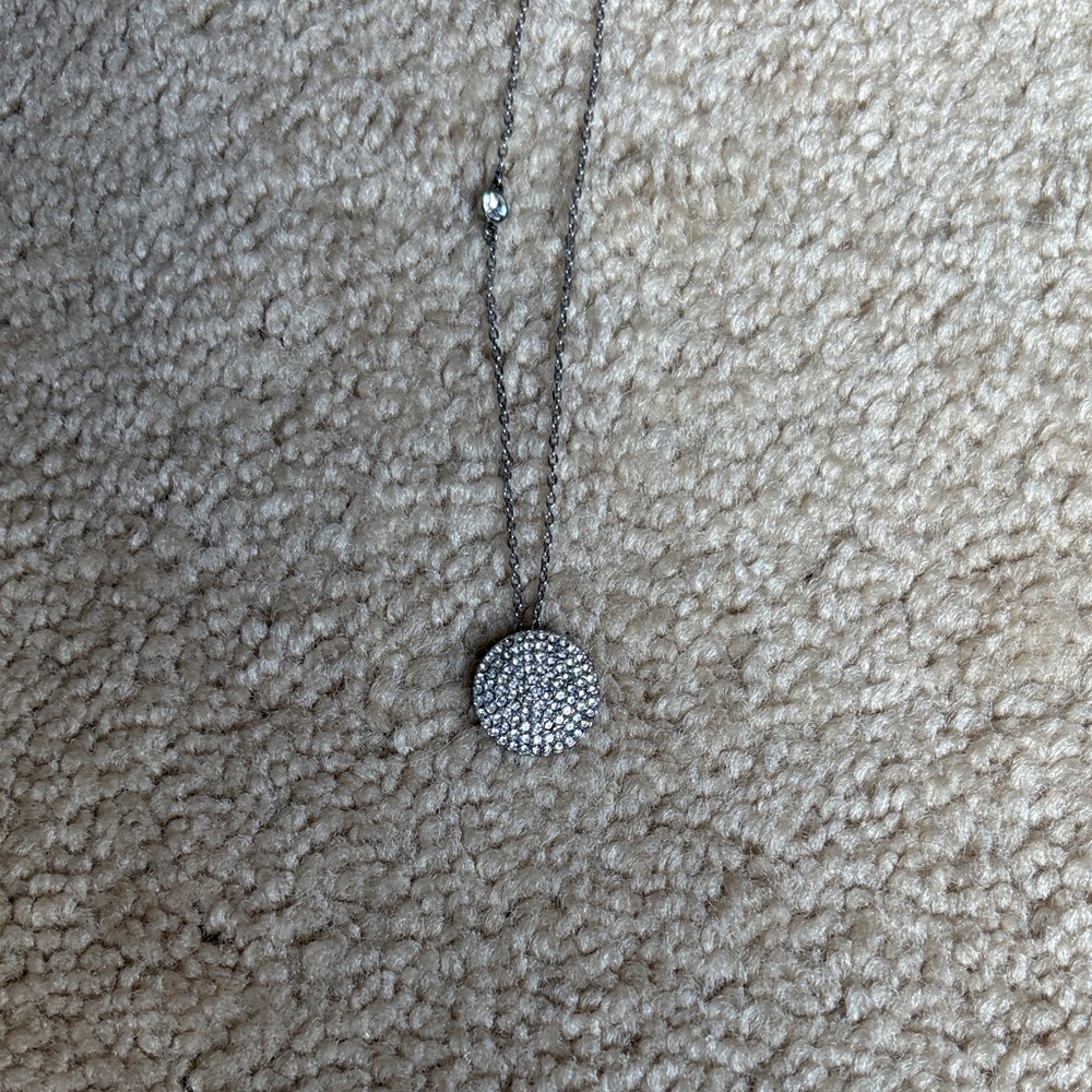 Michael Kors Sparkling Silver Necklace